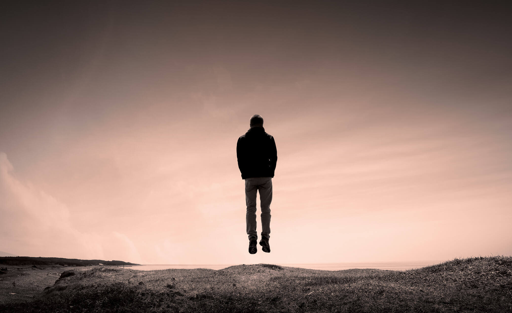 jumping person